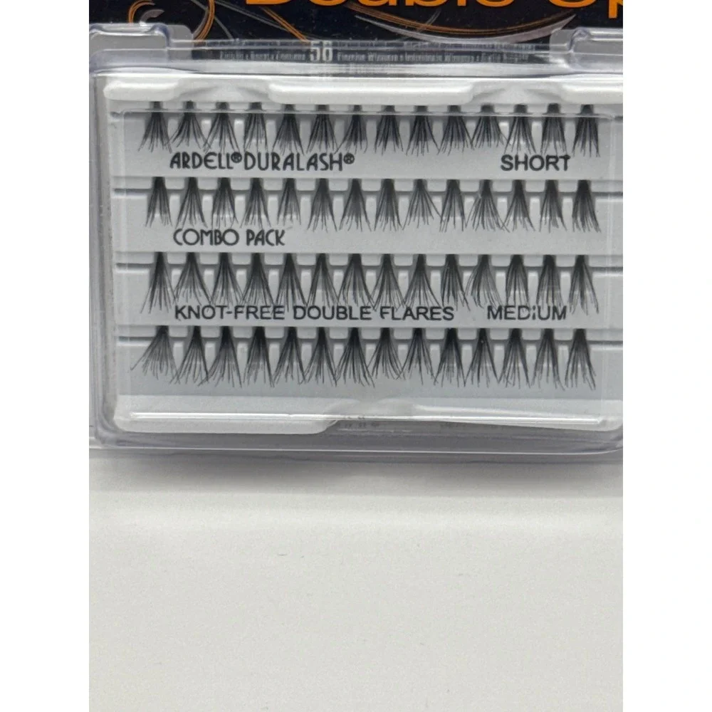 Ardell Duralash Double Up‎ Knot-Free Individual Lashes Combo Pack Short Med 56ct